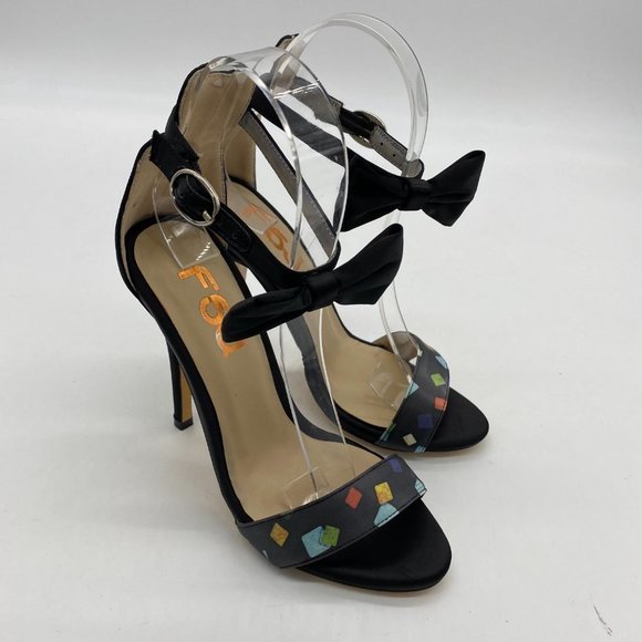 FSJ Open Toe Pumps D'Orsay High Heels Bow Sandals - Picture 5 of 10